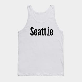 Seattle with space needle Tank Top